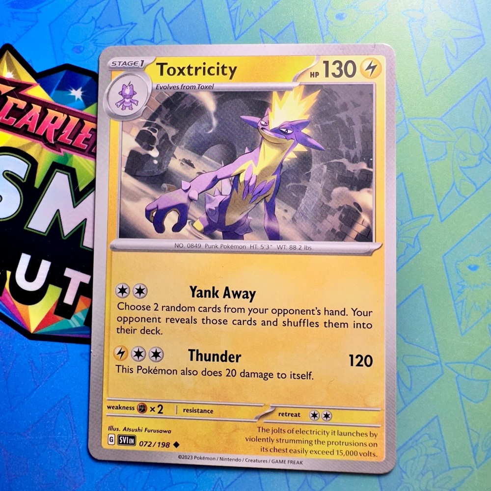 toxtricity (072/198) - uncommon — pokémon: scarlet & violet - base set